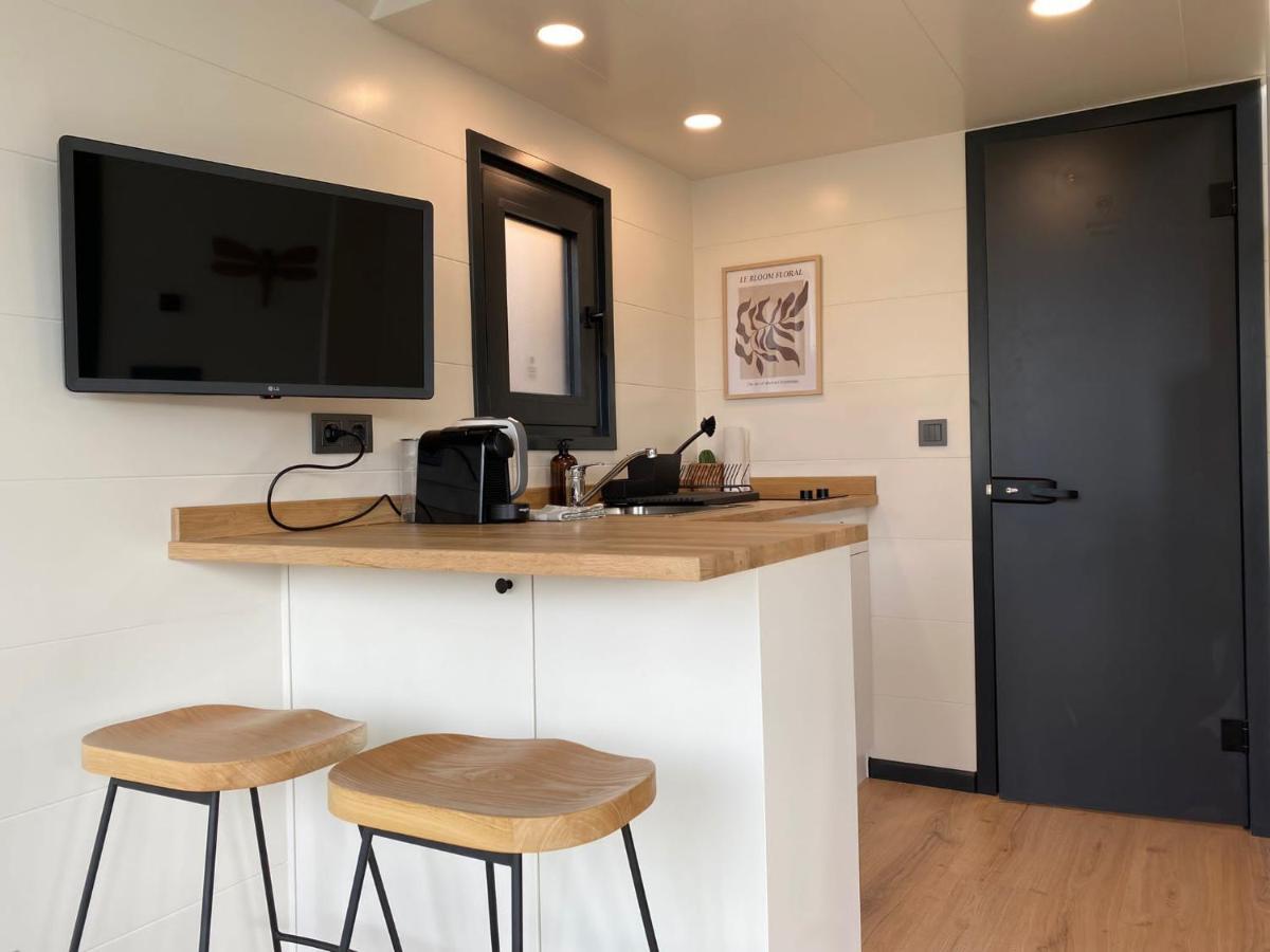 Tiny House With Sauna & Jacuzzi Near Amsterdam Vijfhuizen Ngoại thất bức ảnh